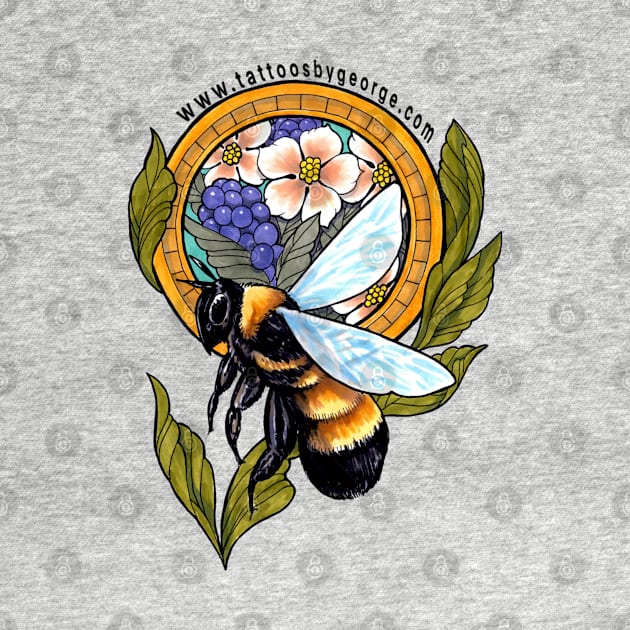 Honey bee by Tattoos_by_George